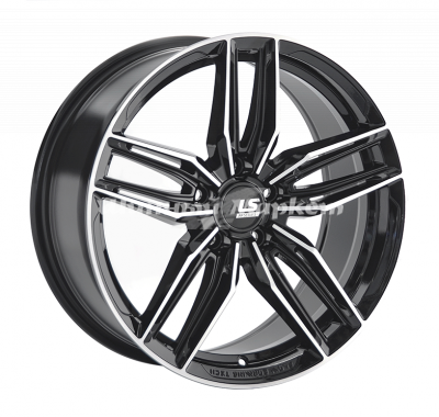 ДискLS RC54 8JxR18 PCD5x112 ET40 DIA66.6, черный полностью полированный