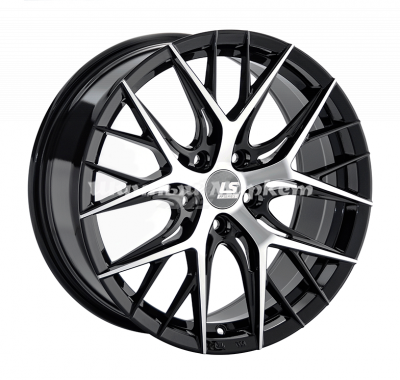 ДискLS RC57 8.5JxR20 PCD5x114.3 ET45 DIA67.1, черный полностью полированный