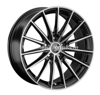 ДискLS RC63 8.5JxR18 PCD5x112 ET30 DIA66.6, черный полностью полированный