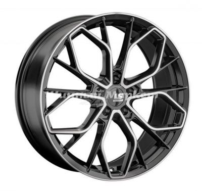 ДискLS RC71 8.5JxR20 PCD5x114.3 ET45 DIA67.1, черный полностью полированный