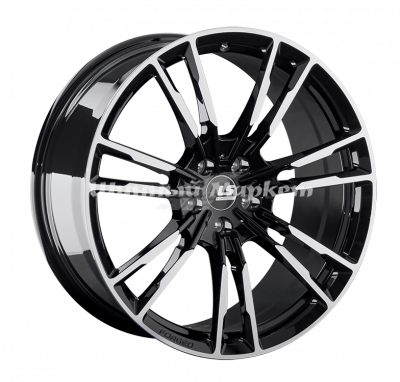 ДискLS FG06 8.5JxR19 PCD5x112 ET25 DIA66.6, черный полностью полированный