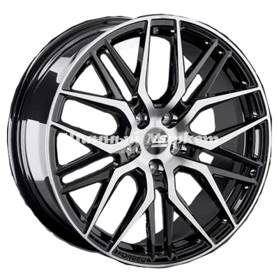 ДискLS LS FG04 8JxR18 PCD5x108 ET36 DIA65.1, черный полностью полированный