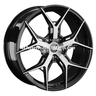 ДискLS LS FG14 8JxR19 PCD5x114.3 ET45 DIA67.1, черный полностью полированный