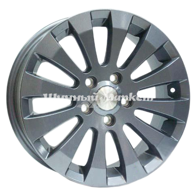 ДискLS L1 6.5JxR16 PCD5x100 ET45 DIA73.1, насыщенный темно-серый