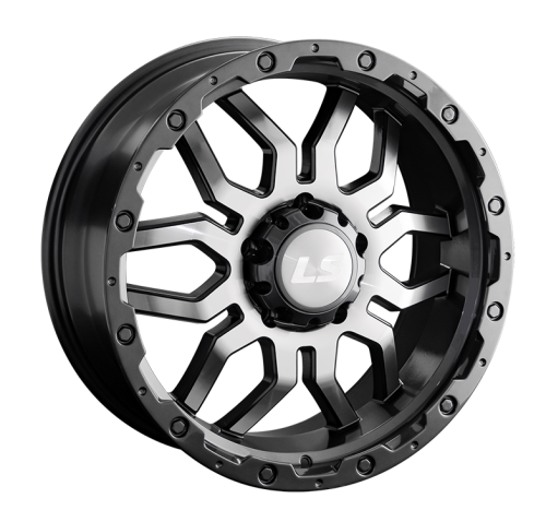 ДискLS 1285 7.5JxR17 PCD6x114.3 ET30 DIA67.1, насыщенный темно-серый полностью полированный