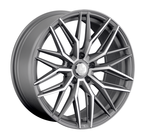 ДискLS LS 1331 8.5JxR18 PCD5x114.3 ET35 DIA67.1, матовый темно-серый с полировкой