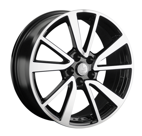 ДискLS 1334 7.5JxR18 PCD5x108 ET33 DIA60.1, черный полностью полированный