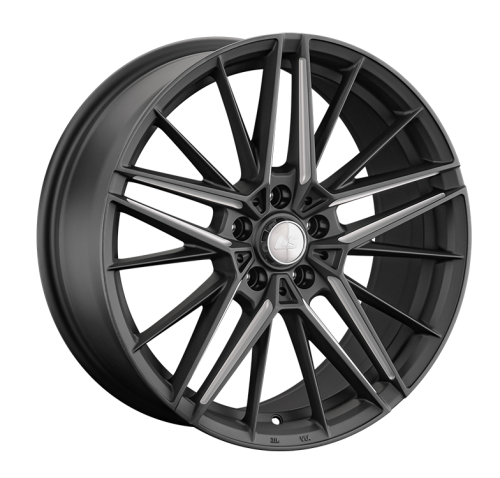 ДискLS LS 1352 8JxR18 PCD5x108 ET33 DIA60.1, Чёрный матовый с полированными боковинами спиц