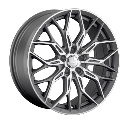 ДискLS LS 1355 8JxR18 PCD5x108 ET30 DIA60.1, матовый темно-серый с полировкой