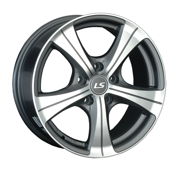 ДискLS LS 202 7JxR17 PCD5x108 ET45 DIA63.3, насыщенный темно-серый полностью полированный