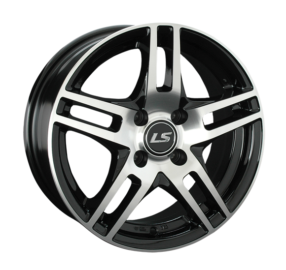 ДискLS LS 281 6JxR14 PCD5x100 ET35 DIA57.1, черный полностью полированный