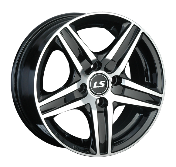 ДискLS LS 321 7.5JxR18 PCD5x114.3 ET45 DIA73.1, черный полностью полированный