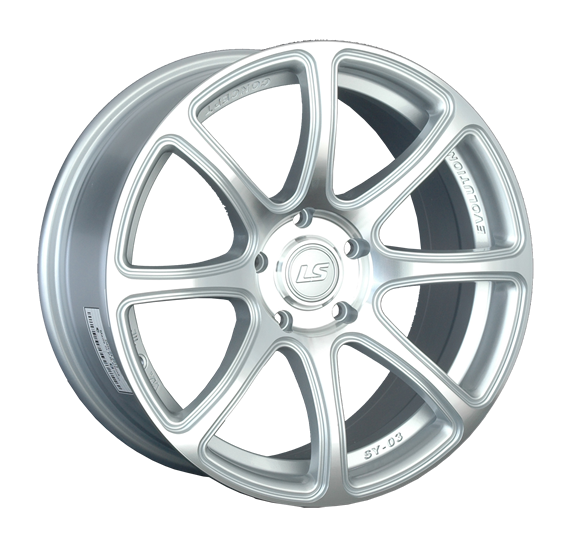 ДискLS 327 7.5JxR17 PCD5x114.3 ET40 DIA73.1, серебристый полностью полированный