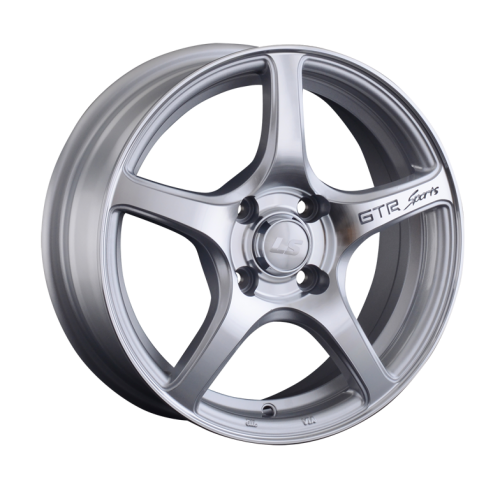 ДискLS 537 5.5JxR14 PCD4x100 ET45 DIA73.1, серебристый полностью полированный