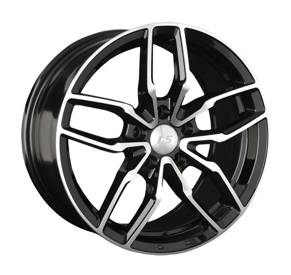 ДискLS LS 790 7.5JxR17 PCD5x114.3 ET40 DIA73.1, черный полностью полированный