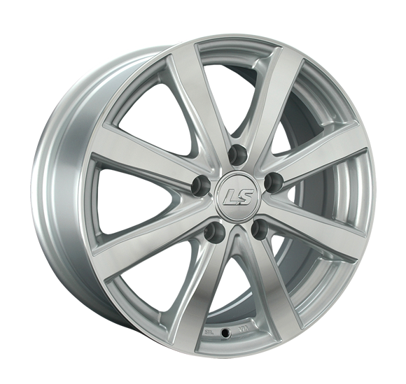 ДискLS LS 807 6.5JxR16 PCD4x100 ET49 DIA60.1, серебристый полностью полированный