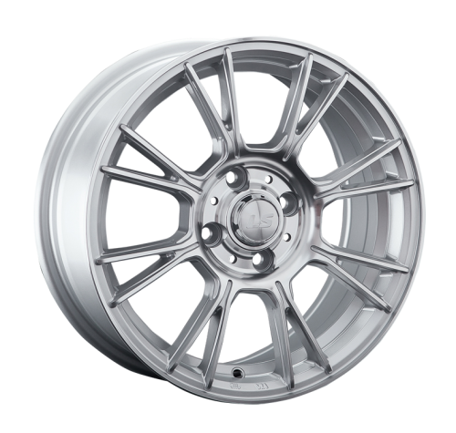 ДискLS LS 818 6.5JxR15 PCD5x100 ET40 DIA73.1, серебристый полностью полированный