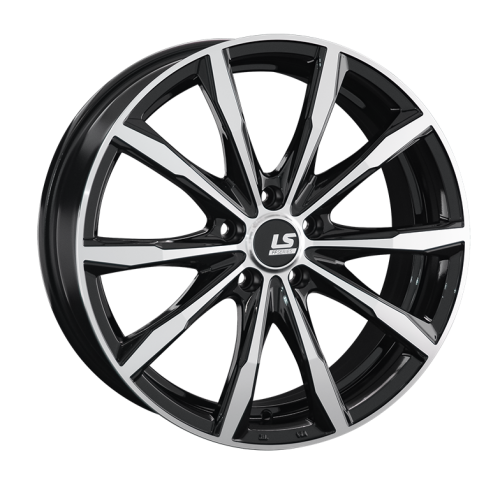 ДискLS LS RC38 8JxR19 PCD5x114.3 ET45 DIA67.1, черный полностью полированный