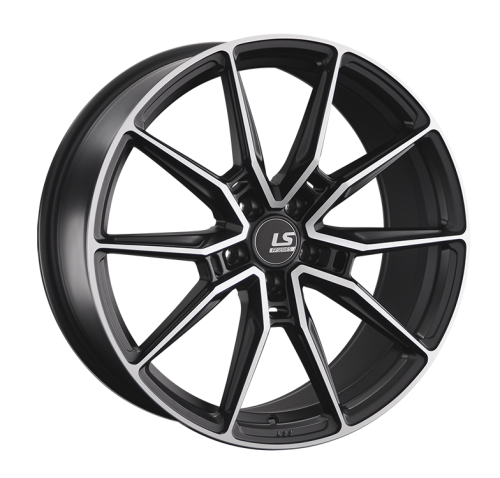 ДискLS LS RC58 9JxR20 PCD5x112 ET26 DIA66.6, черный матовый полированный