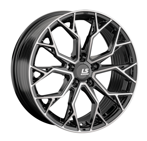 ДискLS LS RC61 8JxR18 PCD5x108 ET36 DIA65.1, черный полностью полированный