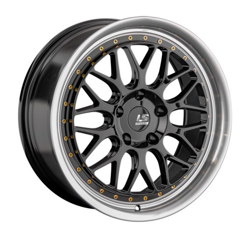 ДискLS LS RC65 8.5JxR18 PCD5x112 ET30 DIA66.6, черный с полированным ободом