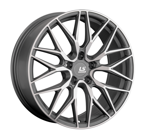 ДискLS LS RC70 8.5JxR19 PCD5x114.3 ET40 DIA67.1, матовый темно-серый с полировкой