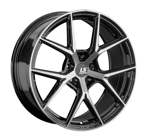 ДискLS LS RC78 8.5JxR19 PCD5x108 ET30 DIA65.1, черный полностью полированный