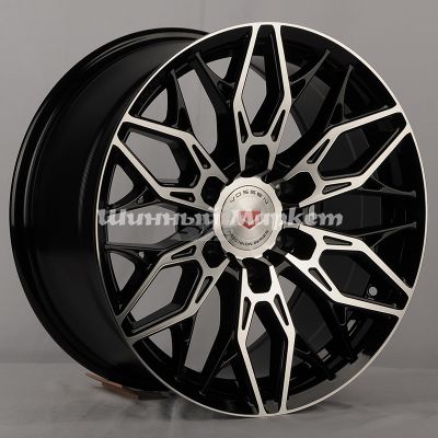 ДискLuistone ZX477 8.5JxR18 PCD6x139.7 ET20 DIA106.2, черный полностью полированный