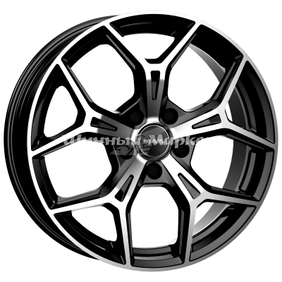 ДискMAK Epica 7JxR18 PCD5x100 ET51 DIA54.1, Черное зеркало