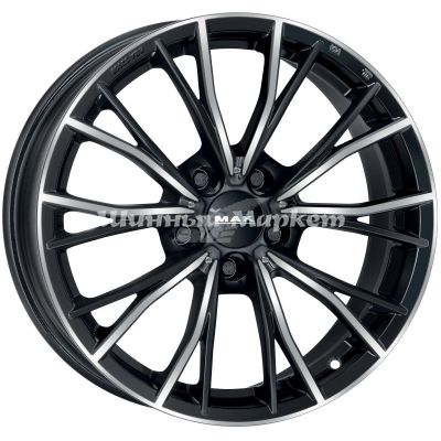 ДискMAK Mark 8JxR18 PCD5x112 ET30 DIA66.6, Черное зеркало