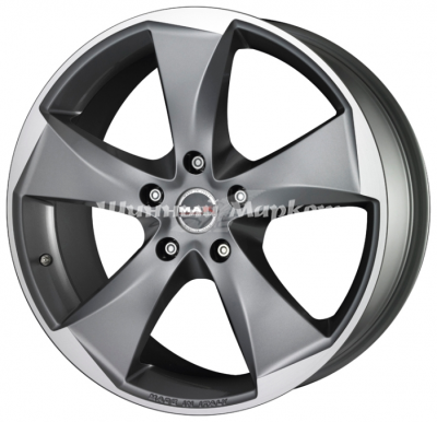 ДискMAK Raptor 5 8JxR18 PCD5x112 ET42 DIA76, НАСЫЩЕННЫЙ ТЕМНО-СЕРЫЙ ПОЛИРОВАННЫЙ