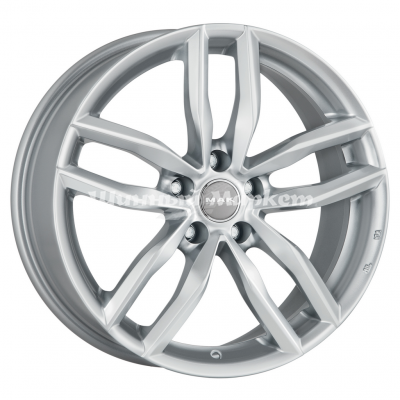 ДискMAK Sarthe 8JxR18 PCD5x112 ET28 DIA66.5, серебристый