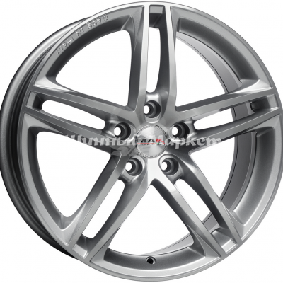 ДискMAK Variante 8JxR18 PCD5x112 ET42 DIA76, Серебристый с полированной лицевой частью