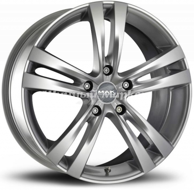 ДискMAK Zenith 6.5JxR16 PCD5x114.3 ET40 DIA76, насыщенный серебристый