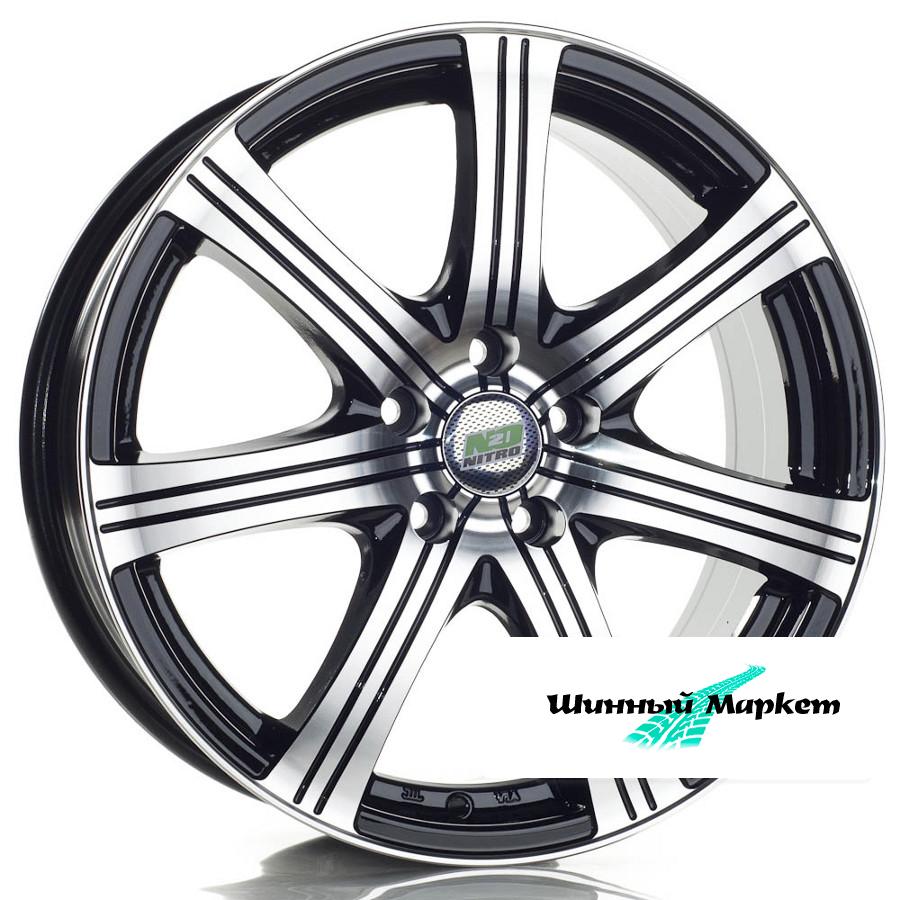 ДискN2O Y3160 6.5JxR16 PCD5x114.3 ET40 DIA66.1, черный с полированной лицевой стороной