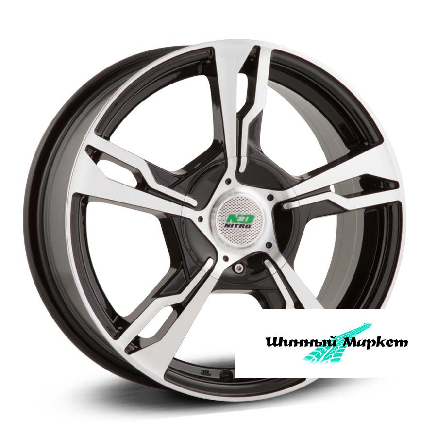 ДискN2O Y9113 6.5JxR16 PCD5x114.3 ET45 DIA67.1, черный с полированной лицевой стороной