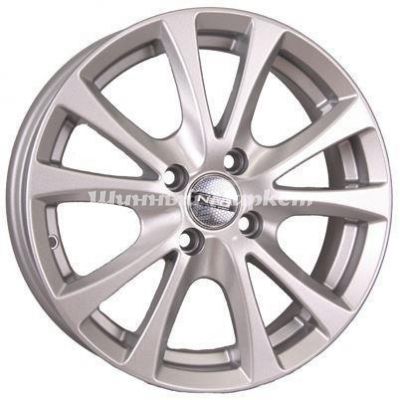 ДискNEO 509 6JxR15 PCD5x105 ET39 DIA56.6, серебристый