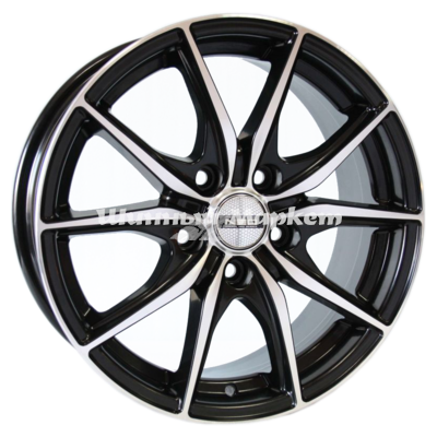 ДискNEO 676 6.5JxR16 PCD5x114.3 ET45 DIA60.1, черный бриллиант