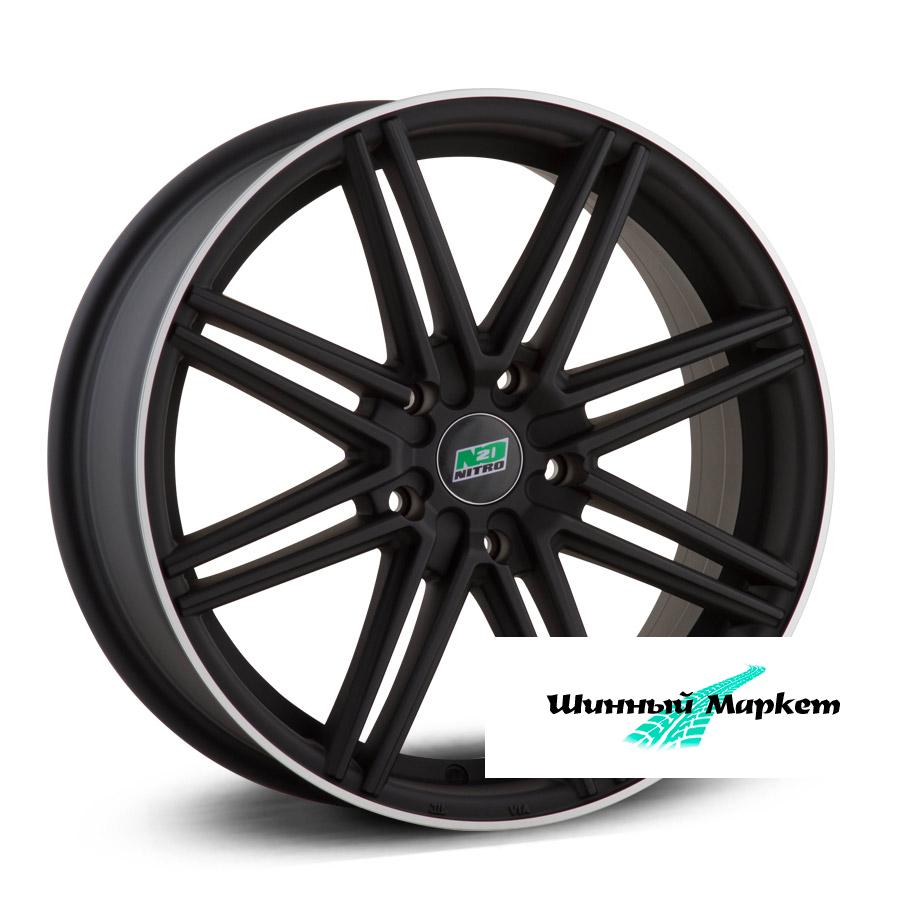 ДискNitro Y3179 7JxR16 PCD5x114.3 ET40 DIA66.1, черный матовый с полированным ободом