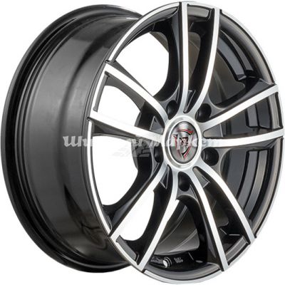 ДискNZ F-20 7JxR16 PCD5x112 ET35 DIA66.6, черный полностью полированный