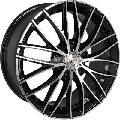 ДискNZ F-28 6.5JxR16 PCD5x112 ET33 DIA57.1, черный полностью полированный