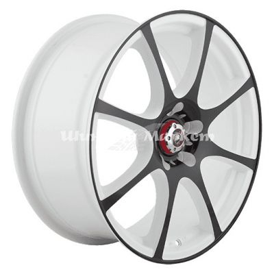 ДискNZ F-46 6.5JxR16 PCD5x105 ET39 DIA56.6, белый + черный