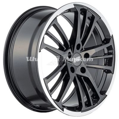 ДискNZ F-48 6.5JxR16 PCD4x100 ET48 DIA73.1, черный с полированным ободом