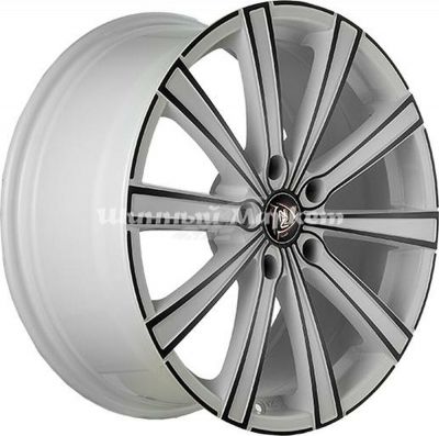 ДискNZ F-55 6.5JxR16 PCD5x114.3 ET45 DIA60.1, белый с полированной лицевой стороной