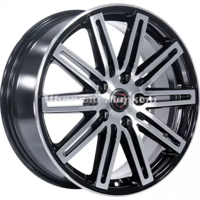 ДискNZ R-01 7JxR17 PCD5x114.3 ET39 DIA60.1, черный полностью полированный