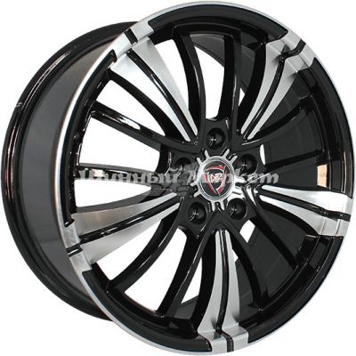 ДискNZ Sh649 8JxR18 PCD5x114.3 ET35 DIA60.1, черный полностью полированный