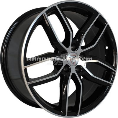 ДискNZ Sh656 6JxR15 PCD5x105 ET39 DIA56.6, черный полностью полированный