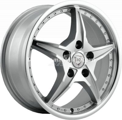 ДискNZ Sh657 8JxR18 PCD5x114.3 ET45 DIA60.1, серебристый полностью полированный