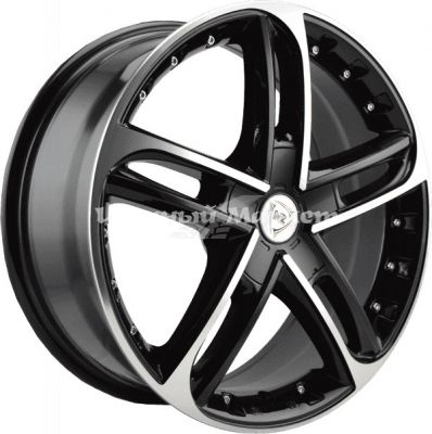 ДискNZ Sh676 6.5JxR16 PCD5x112 ET50 DIA57.1, черный полностью полированный