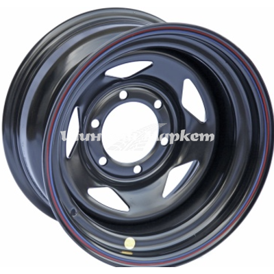 ДискOff-Road Wheels Тойота Ниссан 8JxR17 PCD6x139.7 ET20 DIA110, Чёрный матовый